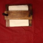 Wooden napkin holder