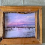 Custom live edge photo frame