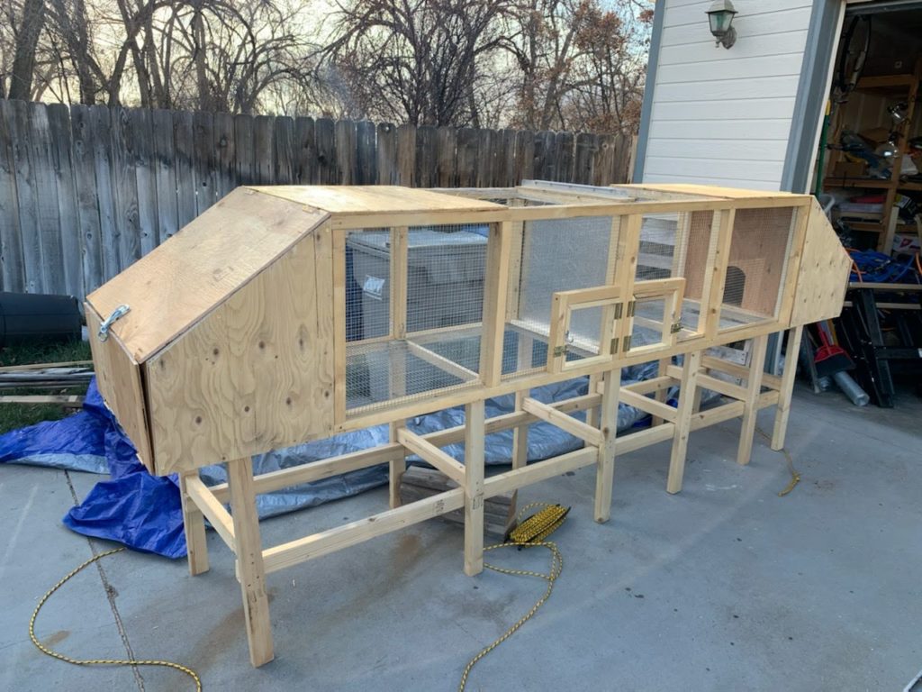 rabbit hutch step by step